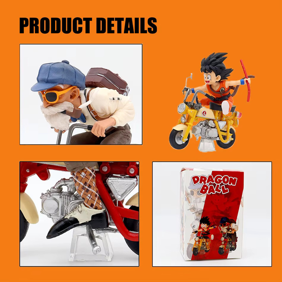 Bandai Dragon Ball Z Son Goku Master Roshi Actionfigur, Einzelfigur, Kunststoff - Bild 2
