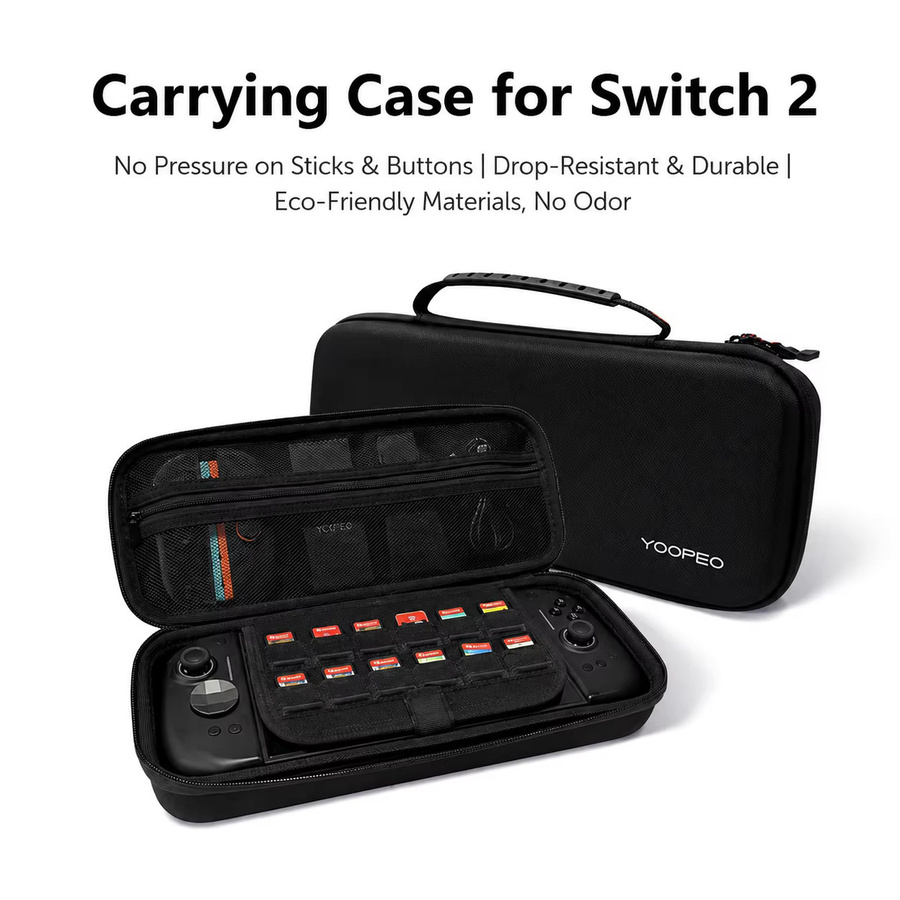 YOOPEO Tragetasche und stoßfeste Schutzhülle in Schwarz für Mobapad M12, NYXI Hyperion 3 und Switch 2 Konsolen - Bild 2