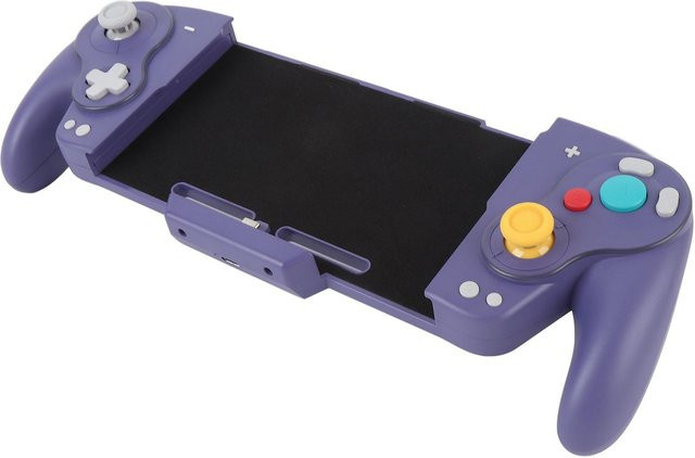 DIYelecs One Piece Joypad Kabelloser mechanischer Controller mit RGB-Beleuchtung und Turbo-Funktion für Nintendo Switch, Violett - Bild 1