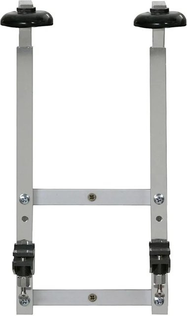 Ich-Zapfe Flaschenhalterung Multi für 2 Flaschen (0,7-1,0 l) in Silber aus Metall - Bild 1