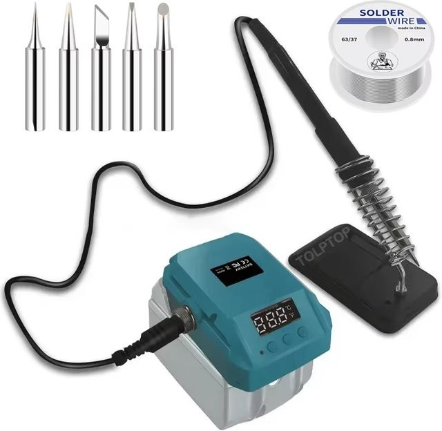Makita 18 V Akku Lötkolben 60 W Multifunktions-Elektroschweißgerät bis 480 °C - Bild 1