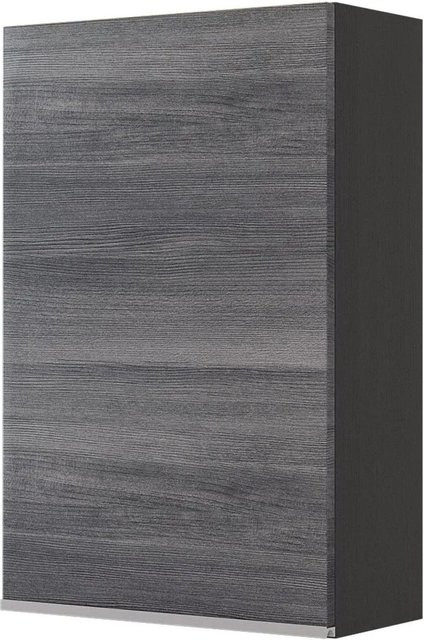 Held Möbel Hängeschrank Neapel für das Badezimmer in Eiche Rauchsilber-Graphitgrau, Breite: 40 cm - Bild 1