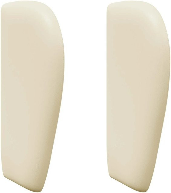 vidaXL Kopfteil Polsterteil in Beige mit Kunstleder-Bezug, B/H/T: 40 x 23 x 6 cm - Bild 1