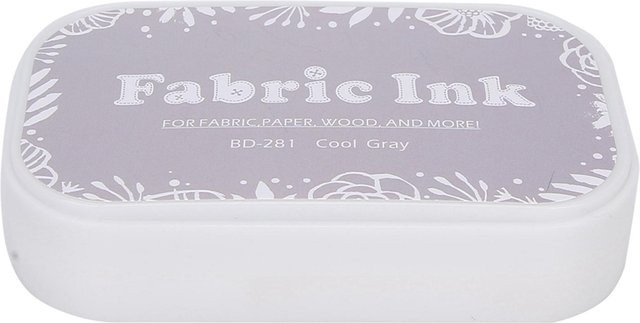 Restore Style Farbiges Stempelkissen Kaltgrau als DIY Zubehör für Gummi-Stempel auf Papier und Stoff - Bild 1