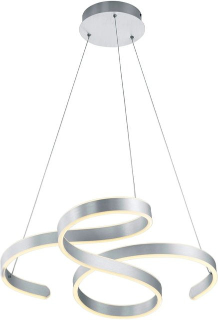Trio LED Pendelleuchte Francis in Aluminium gebürstet, dimmbar, B/T/H: 150 x 72 x 68 cm - Bild 1