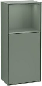 V&B Seitenschrank Finion mit LED-Wandbeleuchtung und Glastüren, B: 41,8 cm, H: 93,6 cm - Bild 1