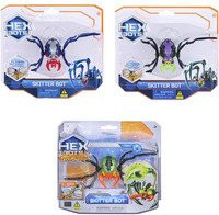 Hex Bots Skitter Bot Spinne Spielfigur von Spin Master in Blau und Giftgrün - Bild 1