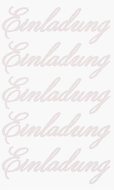 Rico Design Paper Poetry Glittersticker für Einladungen - Bild 1