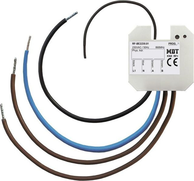 MDT KNX RF+ Tasterinterface 2fach UP 230VAC in Weiß RF-BE2230.01 - Bild 1