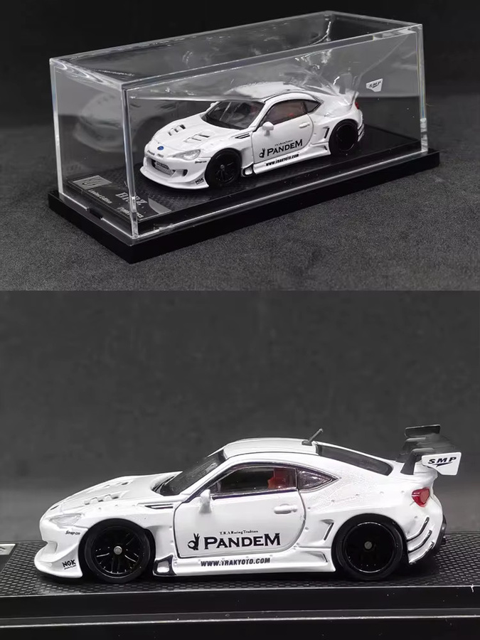 Bburago BRZ PANDEM Rocket Bunny Widebody, Diecast-Modell, 1:64, Weiß - Bild 4