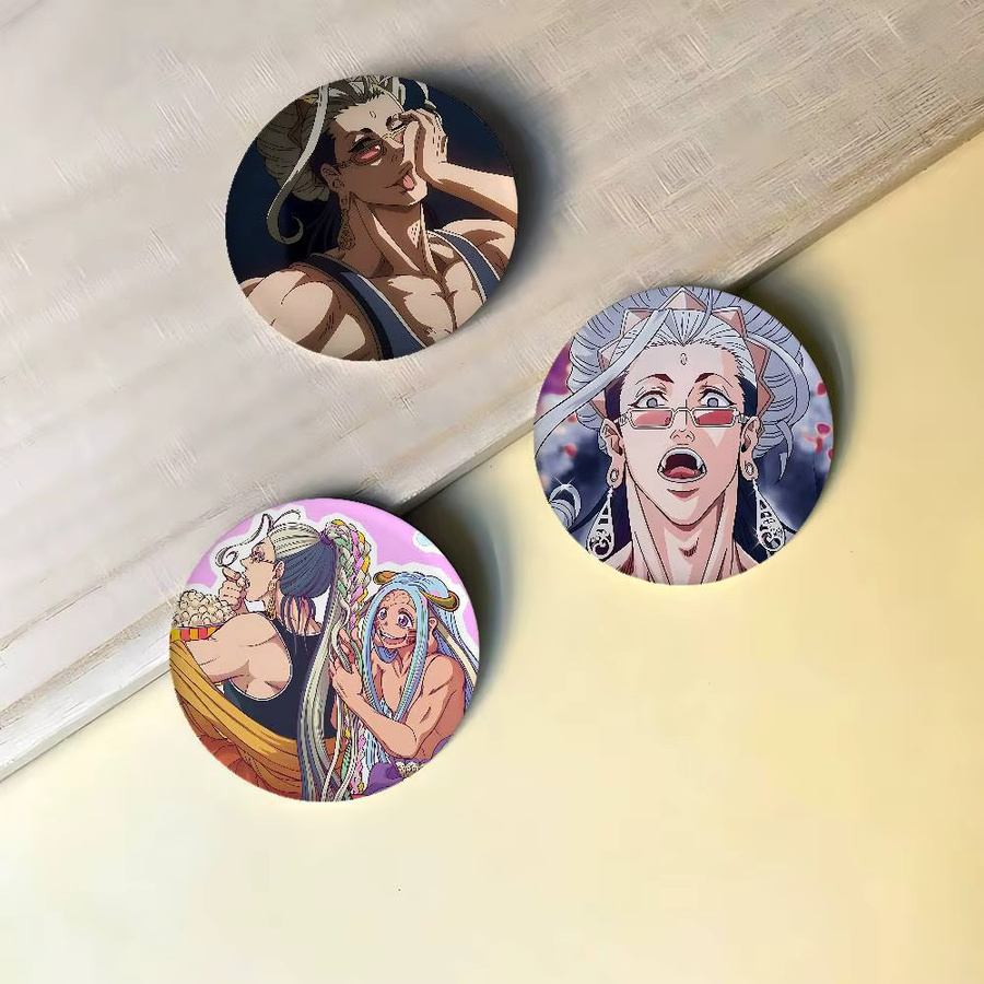 Bilibili Record Of Ragnarok Buddha Badges Lapel Pins, Weißblech, Brosche - Bild 1