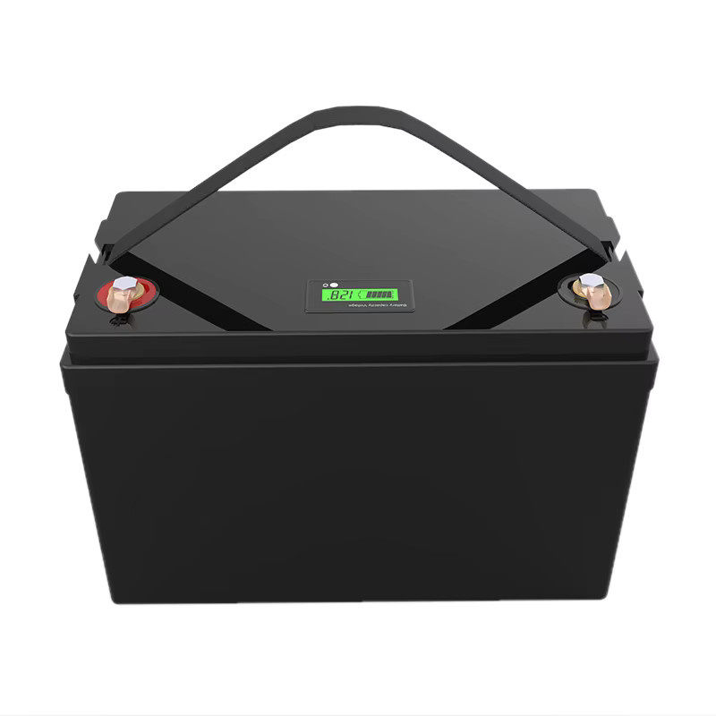 Varicore 12V 100Ah LiFePO4 Lithium-Eisenphosphat-Batterie mit integriertem Smart BMS und LCD-Display in Schwarz - Bild 4