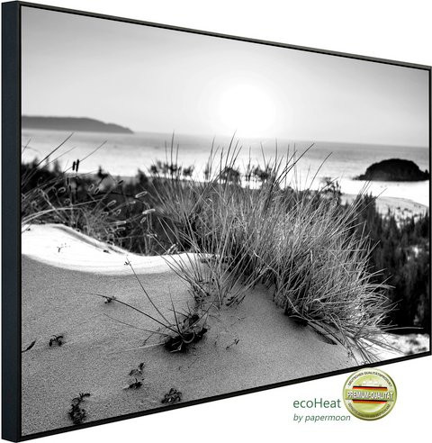 papermoon EcoHeat Infrarotheizung Strand Schwarz Weiss mit App-Steuerung und Überhitzungsschutz - Bild 1