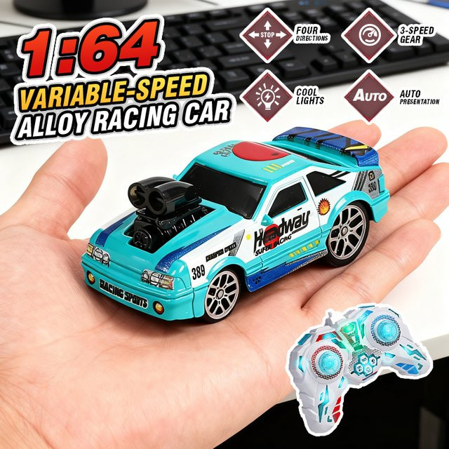 CONUSEA Mini RC Drift Racing Auto, Legierung, 1:64, ferngesteuert - Bild 1