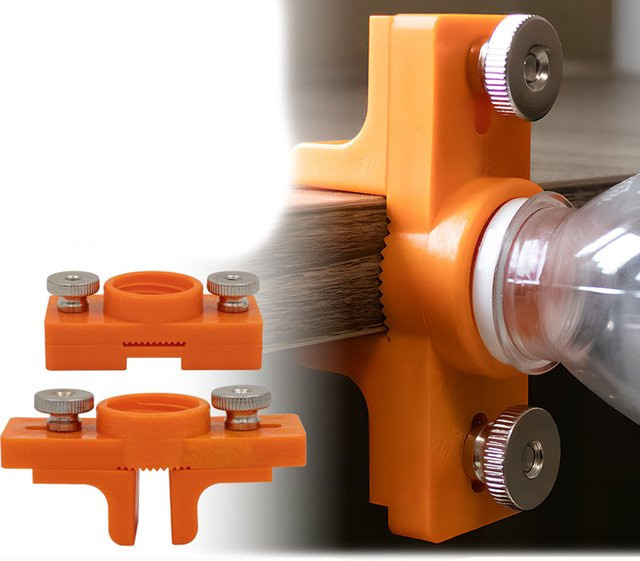 DAZZLEEX Verstellbares Werkzeug zum Auftragen von Kantenbandkleber für die Holzbearbeitung, Farbe: Orange, Breite: 10–50 mm - Bild 1