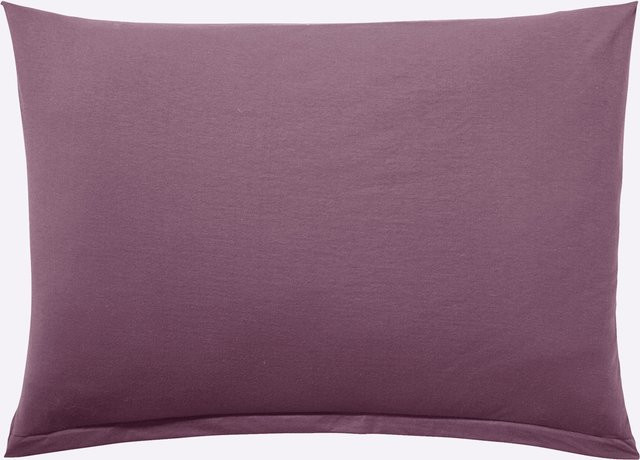 Bügelfreie Kissenbezüge Estella aus 100% Baumwolle in Purple mit Reißverschluss - Bild 1