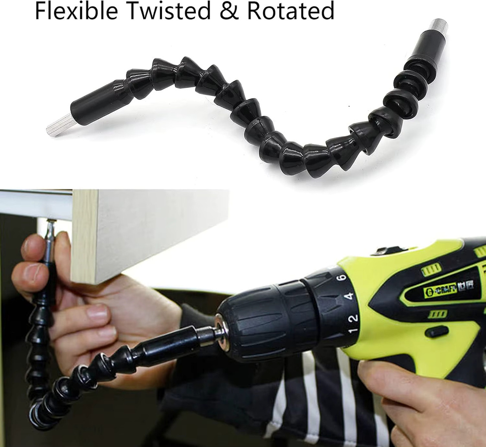 FEITA Flexible 105-Grad-Winkelverlängerung mit weichem Schaft als Adapter und Sockelhalter für verstellbare Bits - Bild 3