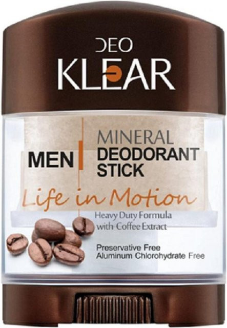 DEOKLEAR Mineral Deodorant Stick, Kaffeeextrakt, 70 g, Unisex - Bild 1