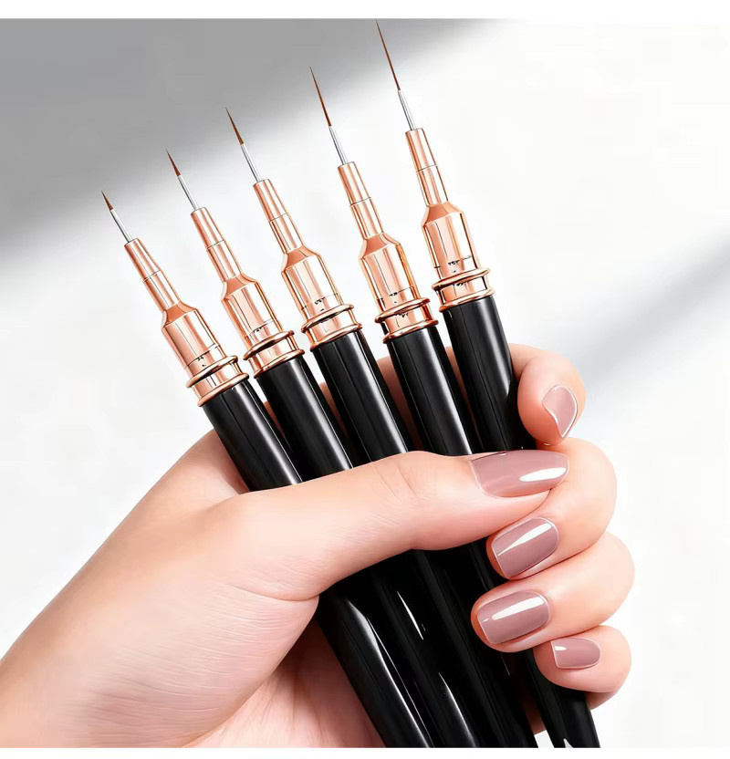 JOMIRIA Nail-Art Liner Pinsel, 5/10 Stück, Unisex - Bild 2