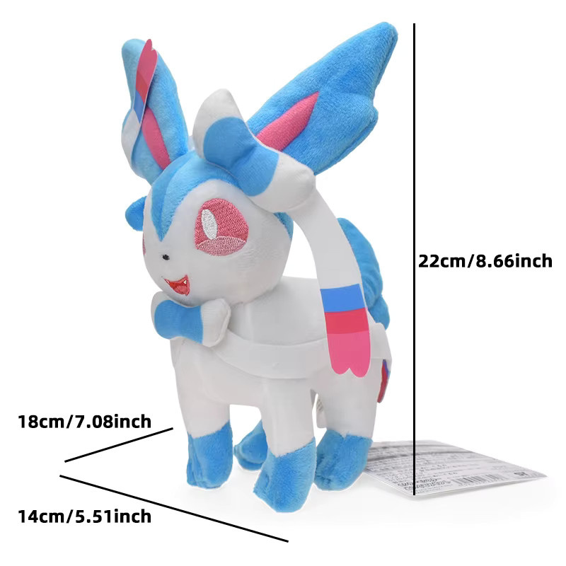 TAKARA TOMY Pokemon Sylveon Plüsch Anime Figur 22cm - Bild 2