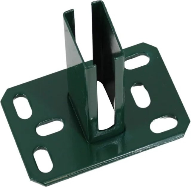 Galaflor Bodenplatte für 60x40mm Pfosten in Grün - Bild 1