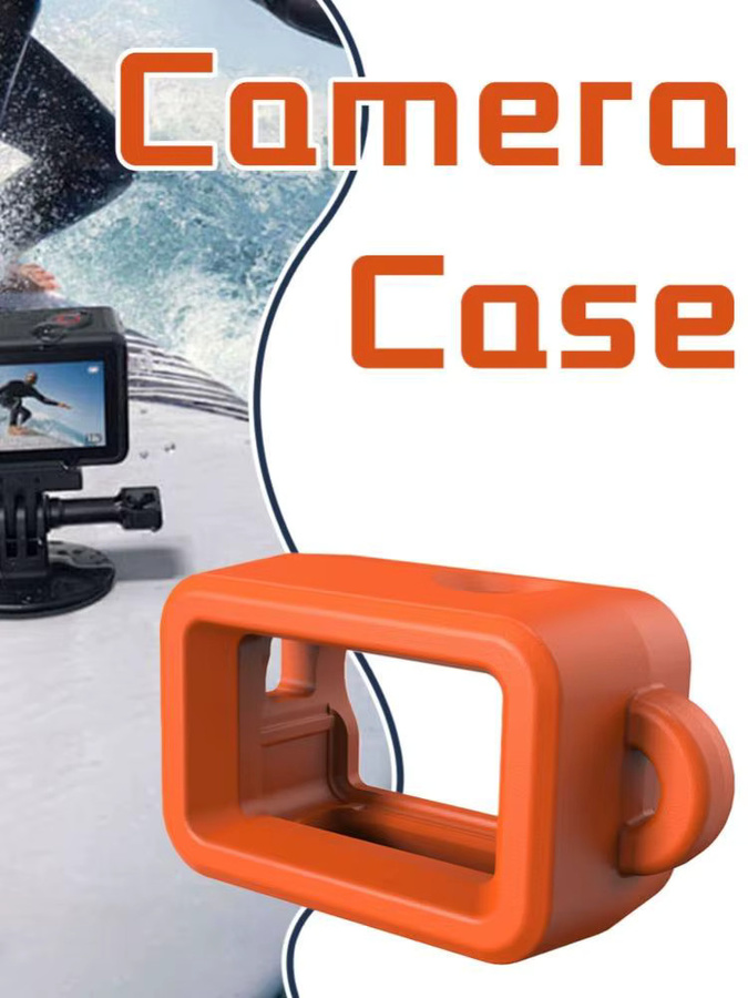 DJI OSMO Action 4 und 5 Floating Case Auftriebshülle in Orange für Wassersport und Schwimmen - Bild 5