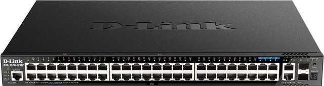 D-Link DGS-1520-52MP/E 52-Port Gigabit PoE+ Layer-3 Smart Managed Stack Switch in Schwarz - Bild 1