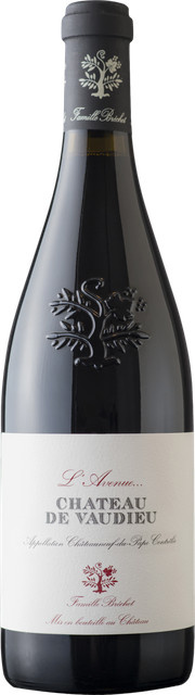 Chateau de Vaudieu L'Avenue 2018, Rotwein, 0,75 l - Bild 1