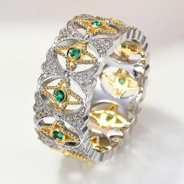 Huitan Ring, Zirkonia, gray, Damen - Bild 1