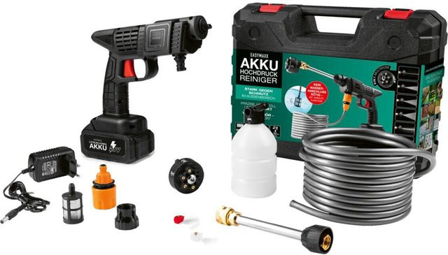 EASYMAXX Akku-Hochdruckreiniger 21 V schwarz - Bild 4