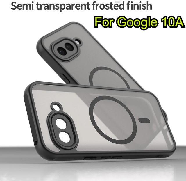 MagSafe kompatible Schutzhülle für Google Pixel 10 und 9 Pro XL aus TPU + PC in Purple, stoßfest mit staubdichter Rückseite und magnetischer kabelloser Ladefunktion - Bild 1