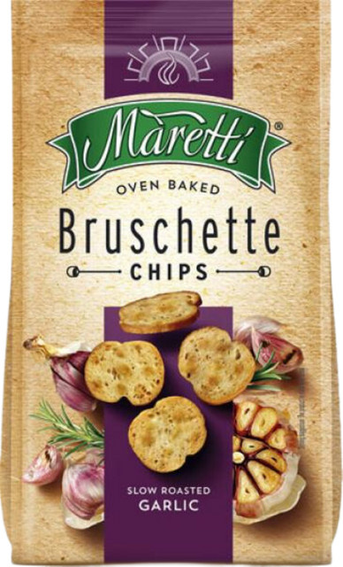 Maretti Bruschette Slow Roasted Garlic Brotchips 85 g - Bild 1
