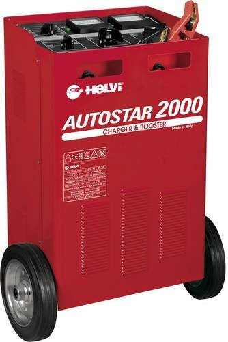 Helvi Autostar 2000 77224 Kfz-Ladegerät 12 V und 24 V mit 120 A in Rot - Bild 1