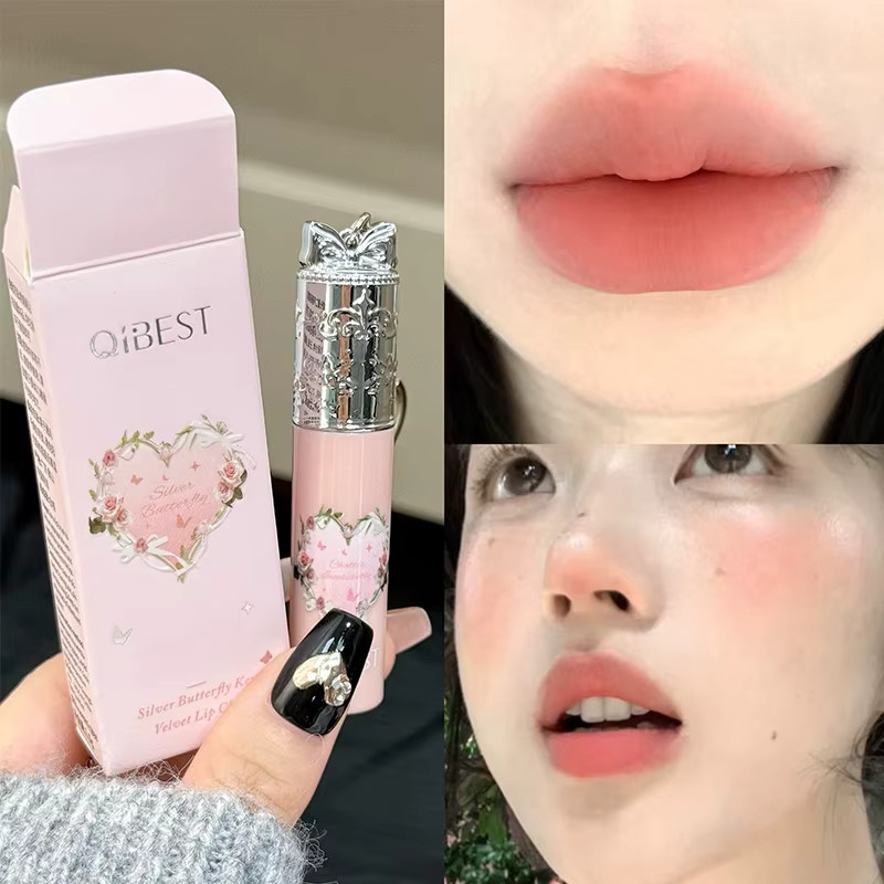 QIBEST Lippenstift, Matte Flüssig, Soft Mist, Unisex - Bild 3