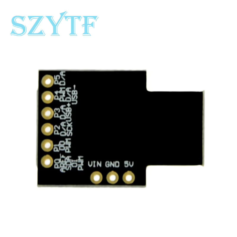 SZYTF ATtiny85 Digispark Kickstarter Micro USB Development Board Modul für Arduino IIC I2C TWI SPI Low Power Mikrocontroller in Schwarz - Bild 3