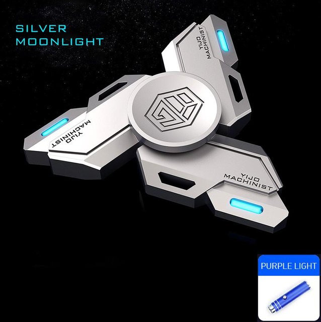 Bai Fen Bai Toys Fidget Spinner aus Metalllegierung leuchtend - Bild 1