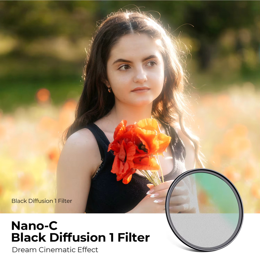 K&F Concept Black Mist Diffusionsfilter für Kameraobjektive in Schwarz - Bild 3