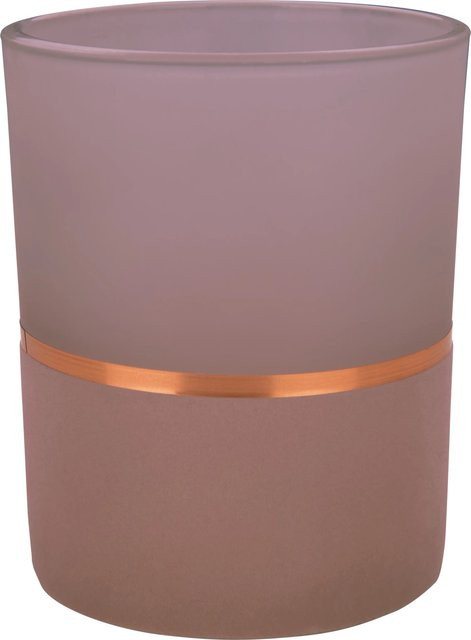 Teelichthalter Ancient Secrets aus Glas in Creme, Höhe: 12,5 cm, Durchmesser: 10 cm - Bild 1