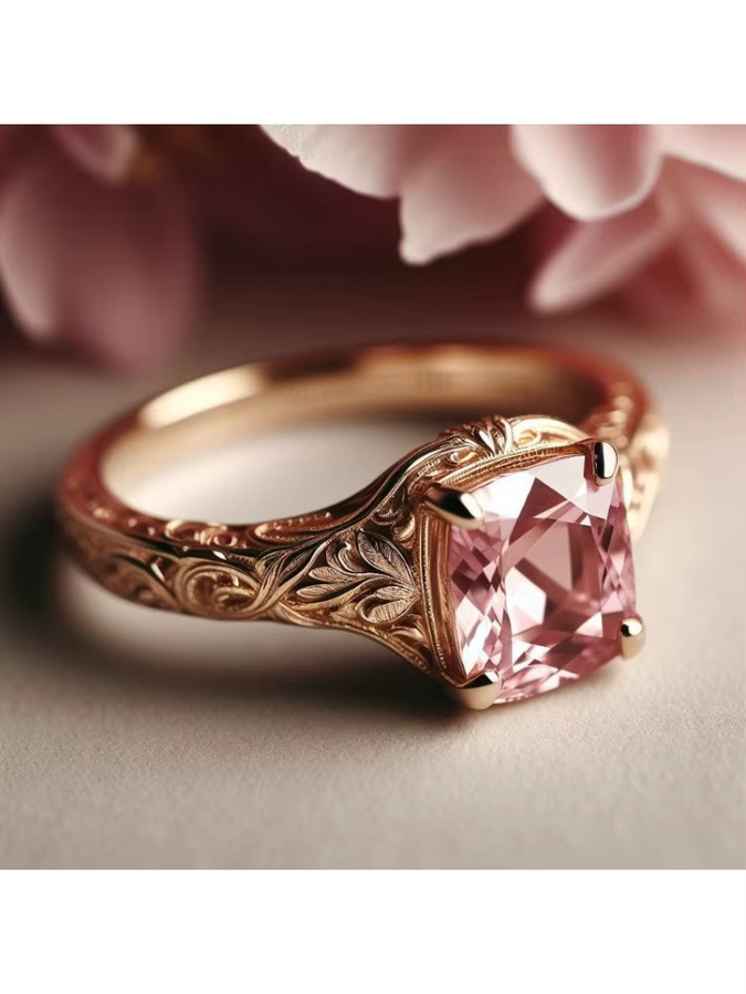 YoYo Ring, Rosa Synthetischer Zirkonia, Damen - Bild 6