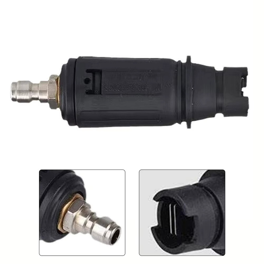 DAZZLEEX Turbo Düse für Hochdruckreiniger mit 1/4 Winkel und rotierender Spray Spitze in Schwarz - Bild 2