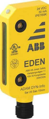 ABB Kapazitiver Sicherheitssensor Adam DYN-Info M12-5 Unfallschutzsensor in Gelb - Bild 1