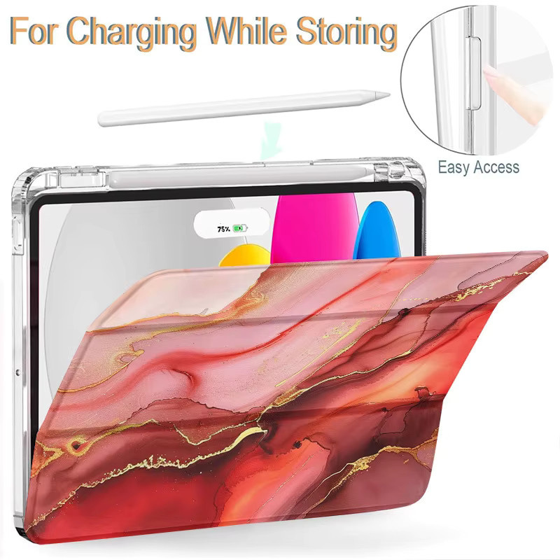 Greliana Smart Case mit Stifthalter für iPad Air und iPad Pro in Schwarz und Multicolour - Bild 2
