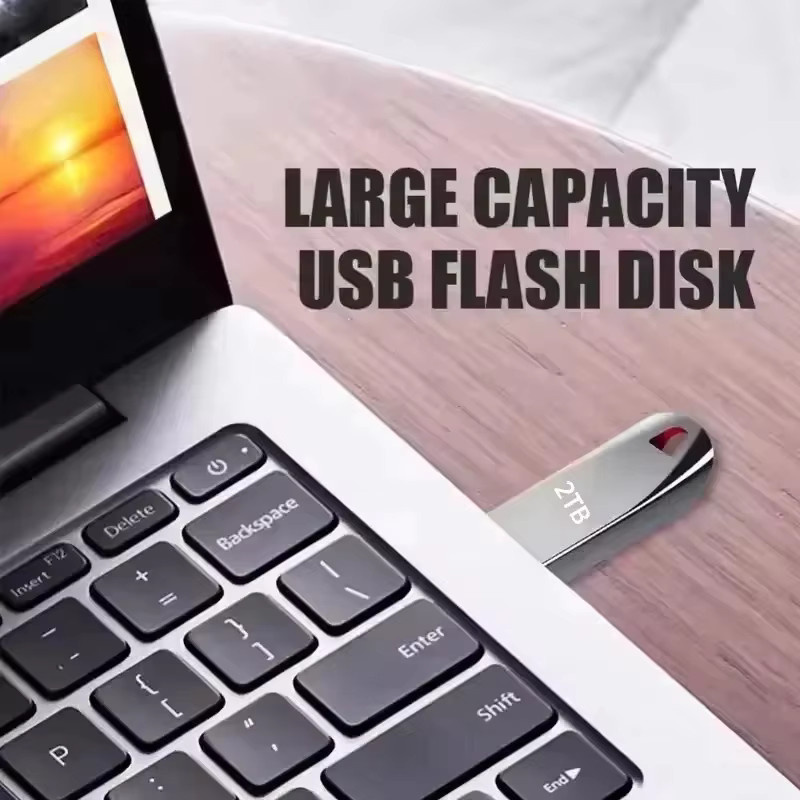 BMAD USB 3.2 Highspeed USB-Stick 2TB Metall Gehäuse Silber Wasserdicht - Bild 3