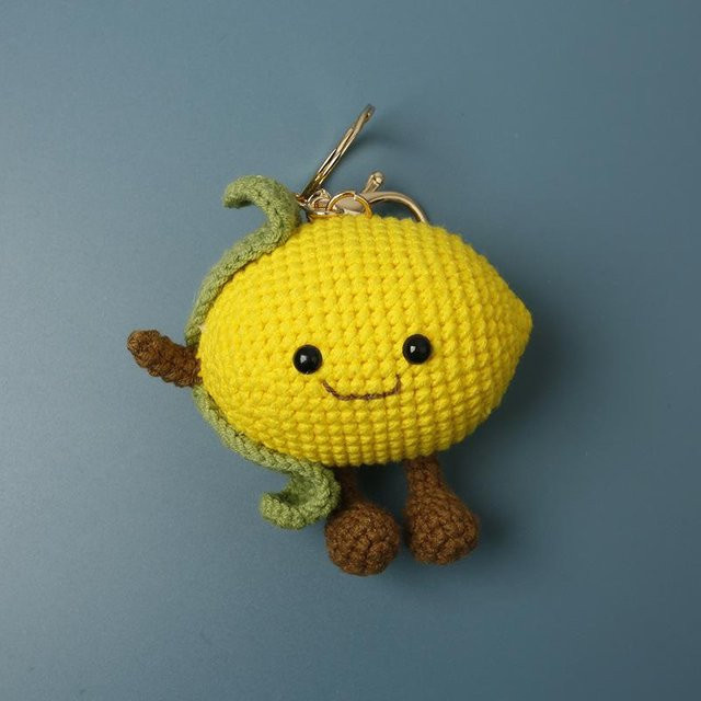 Linyi toy Schlüsselanhänger Zitrone, gelb, Unisex - Bild 1