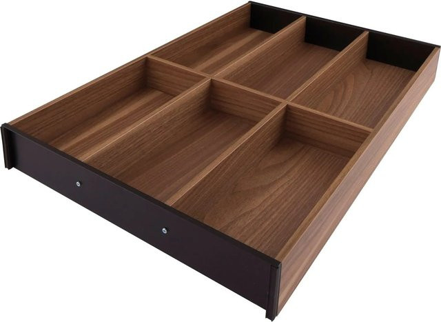 Blum Ambia-Line Besteckeinsatz Breit Tennessee Nuss Schwarz B/T/H: 47,5 x 30,0 x 5,0 cm - Bild 1