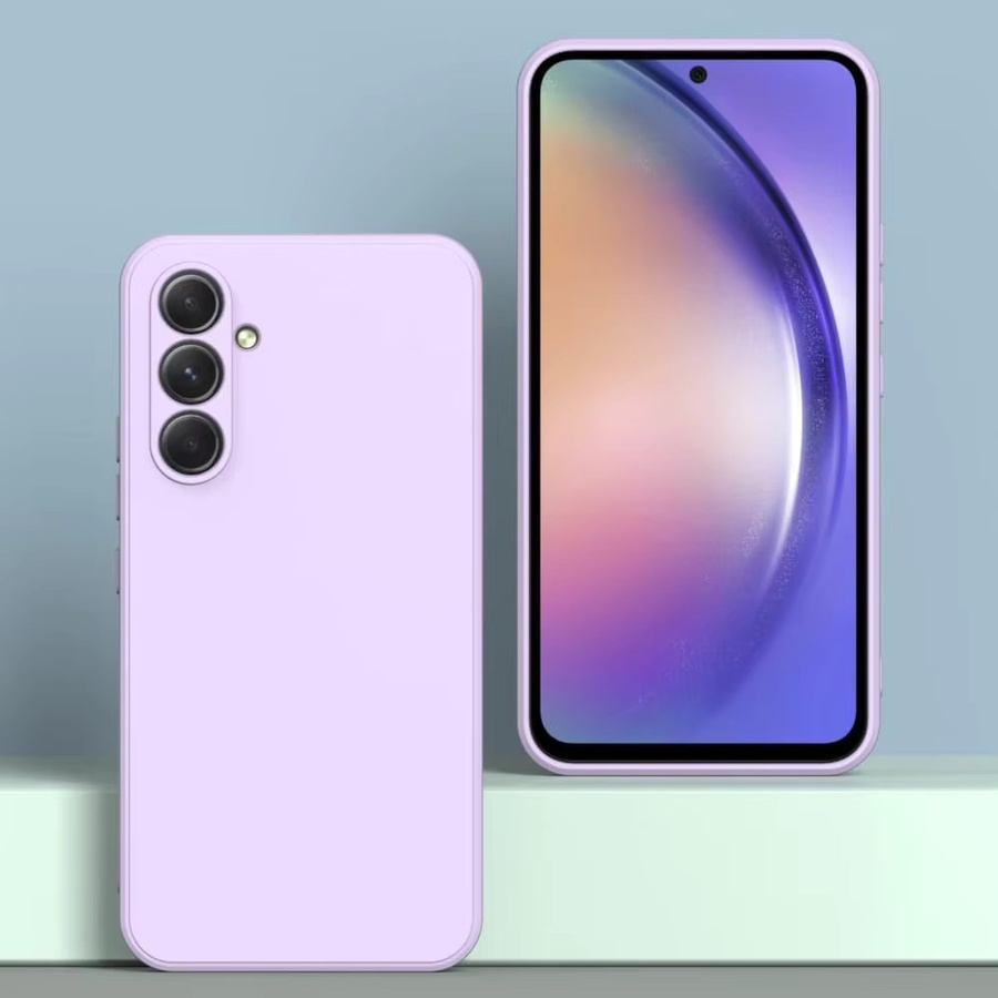 Stoßfeste Silikonhülle für Samsung Galaxy A57 A37 A27 A17 A07 A56 A36 A26 A16 A06 A55 A35 A25 A15 A05 A05S in Sand und Purple - Bild 2