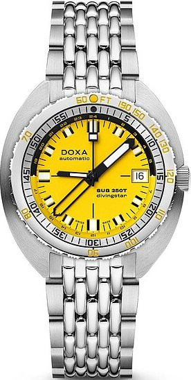 Doxa SUB 250T GMT Divingstar Armbanduhr, Automatik, Edelstahl, 40 mm, Unisex - Bild 1