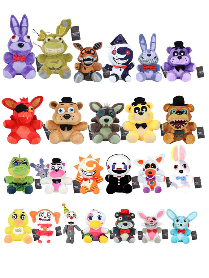 Bandai Five Nights at Freddy's FNaF Plüsch Spielzeug, Bonnie, Foxy, Freddy - Bild 3