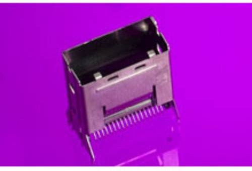 Molex Einbau-Buchsenleiste Präzision 36 Polzahl mit 0,8 mm Rastermaß in Gold und Silber - Bild 1