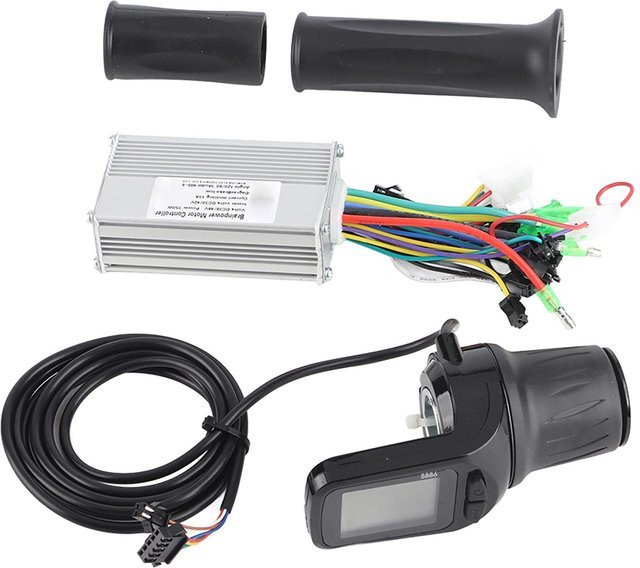 West Biking Universeller Elektrofahrrad und Elektroroller Controller mit LCD Split Meter, 36V 48V, 250W 350W, Grau - Bild 1